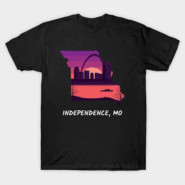 Independence, Missouri T-Shirt by A Reel Keeper